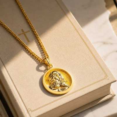 خانه|گردنبند روکش طلای مسیح